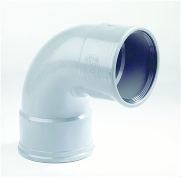 7/21 VS Dyka pvc steek bocht 110FF 90°.  SN4/SN8 2FM